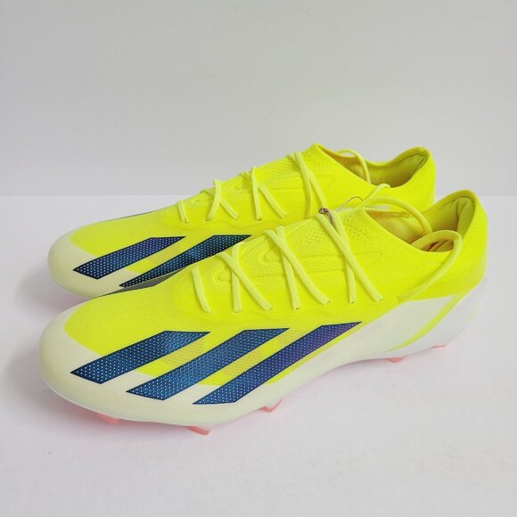 NEW Adidas X Crazyfast Elite FG Soccer Cleats IE2376 Size 10 Solar Yellow - Picture 1 of 10
